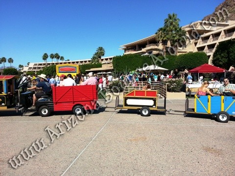 Rent trackless trains Denver Colorado